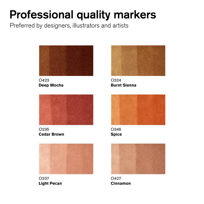 Winsor and Newton - PROMARKER 6 Set SKIN TONES SET 2