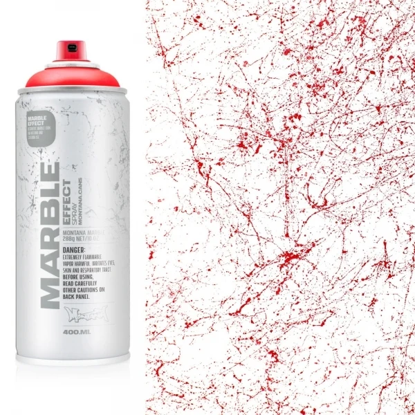 Montana - Marble EFFECT - Red - 400ml (EM3000)