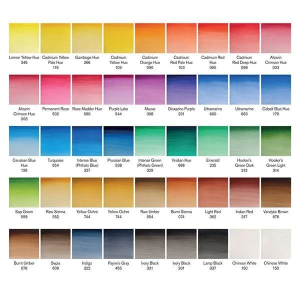 Winsor & Newton Cotman Half Pan Studio Set of 45