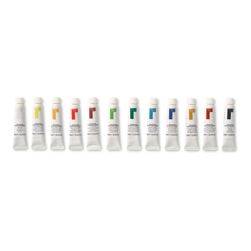 Reeves - Fine Gouache - 12 Piece Set