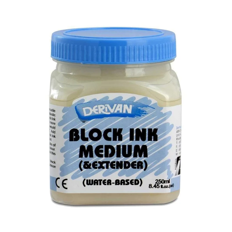 Derivan Block Ink Medium & Extender 250ml