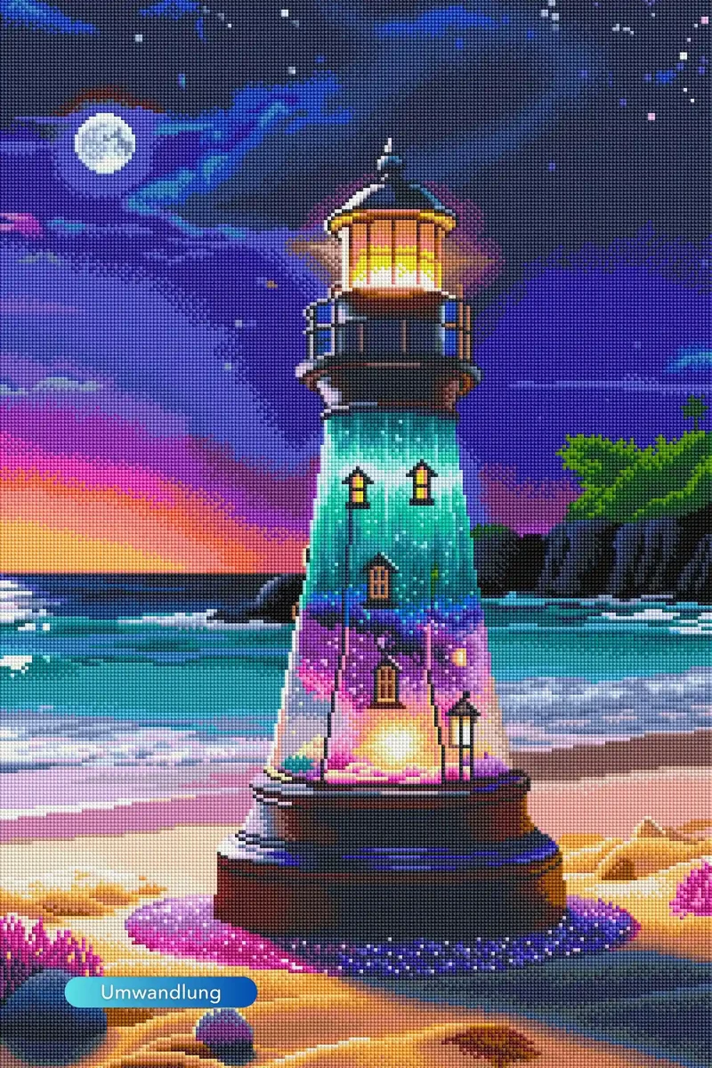 Diamond Painting - Leuchtturm der Träume