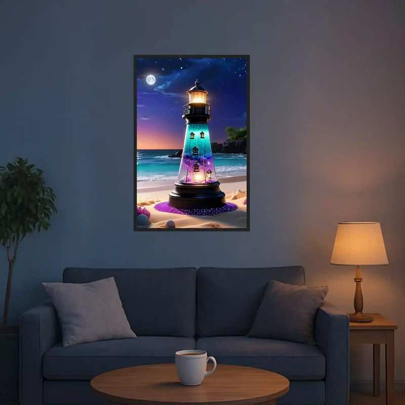 Diamond Painting - Leuchtturm der Träume