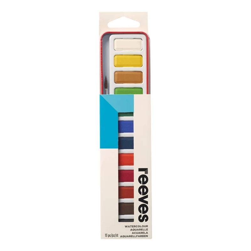 Reeves - 12 Pan Watercolour - Tin Set