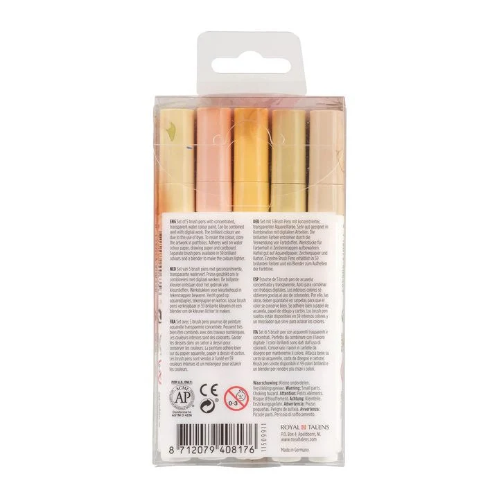 Ecoline Brush Pen Watercolor Pens Beige Pink