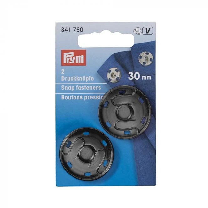Prym Annäh-Druckknopf 30mm gunmetal