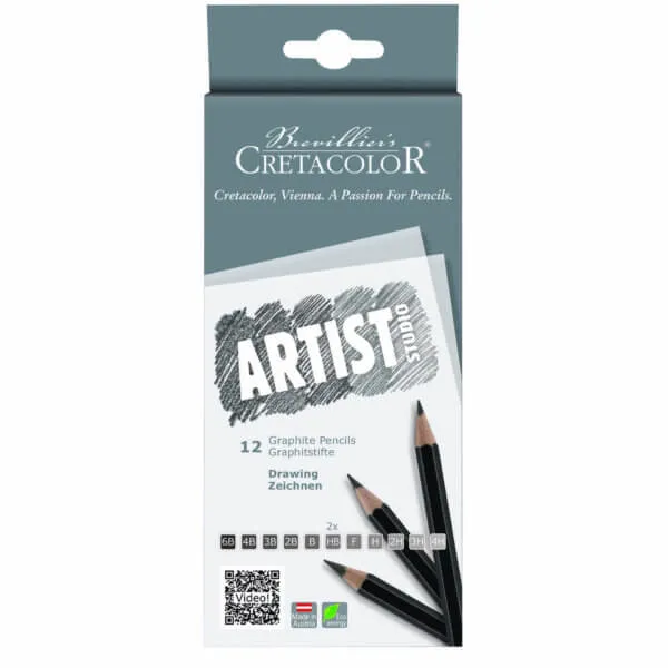 Cretacolor Artist Studio Graphite Pencils Set of 12
