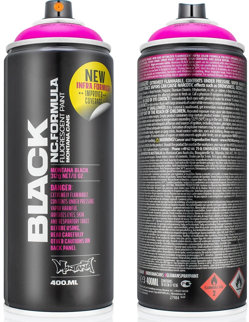 Montana - BLACK - INFRA - Pink
