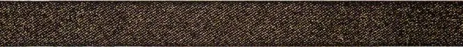 Satinband Glitzer 15mm braun