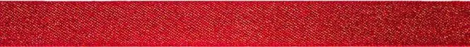 Satinband Glitzer 15mm rot