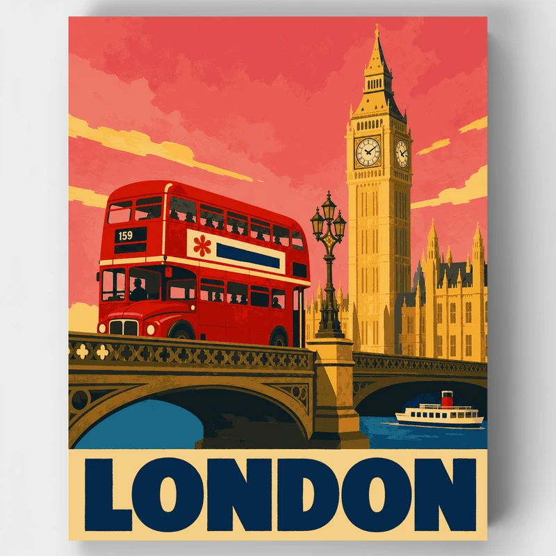 Route 159 to Westminster - Paint by Numbers Kit
