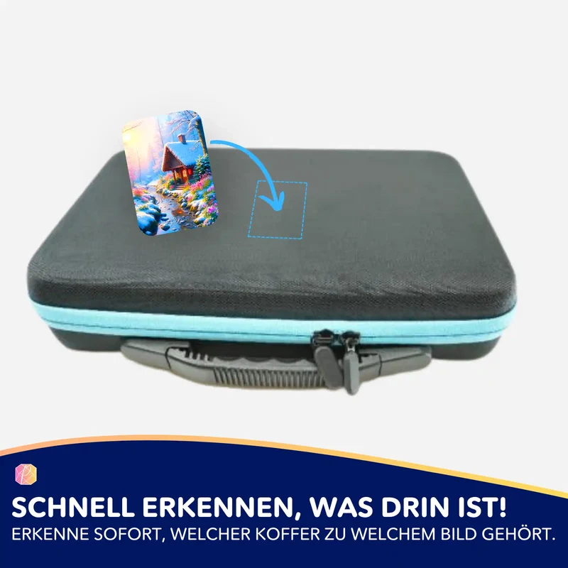 Aufkleber 5er-Set - Wintermorgen "Limited Edition"