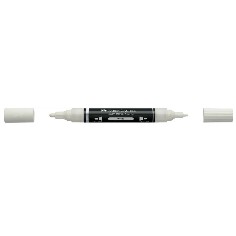 Faber-Castell Multimark Acrylic Marker – Farbe: Weiss / White