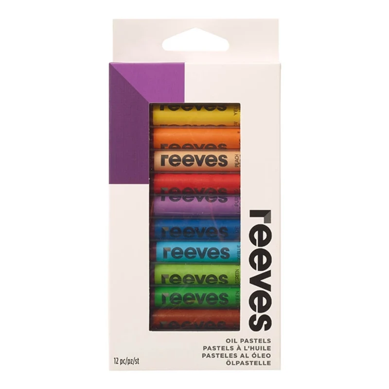 Reeves - Oil Pastel - 12 Pack Lrg