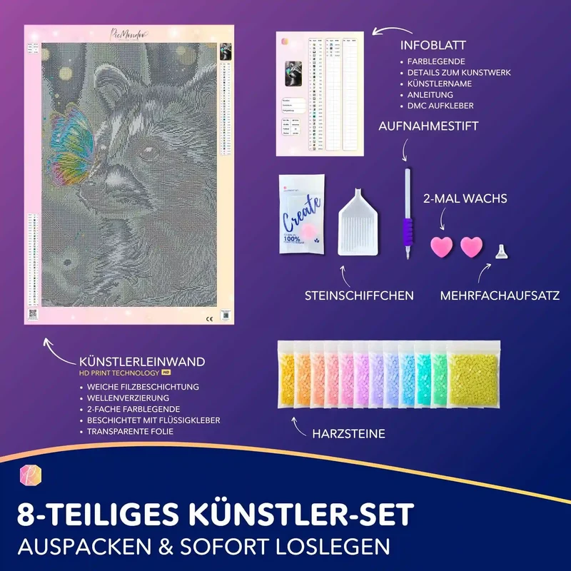 Diamond Painting - Kleiner Farbtupfer
