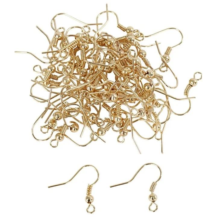Earring Hooks, 100 pcs