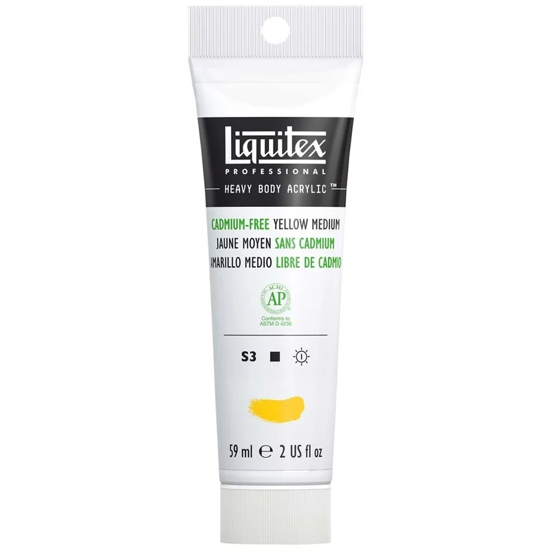 Liquitex - Heavy Body - 59ml Cadium Free Yellow Medium