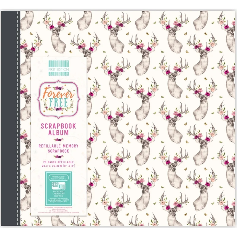 First Edition - 8x8 Album - Forever Free Deer