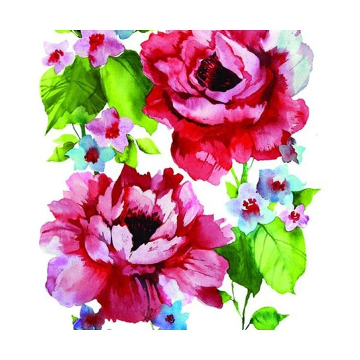 Decoupage Napkins - Watercolor Roses - 1 pc - SDL847000