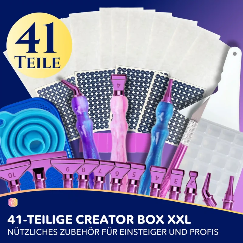 Diamond Painting - Creator Box XXL (41-Teilig)