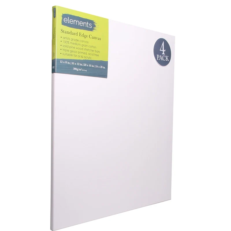 Elements - Standard Edge - 4x Assorted Canvas - Value Pack 12x8" - 16x12" - 20x16" - 24x20"