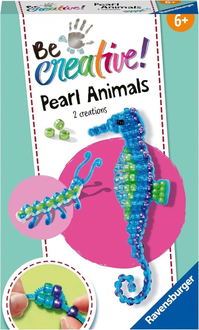Ravensburger BeCreative Bead Animal Seepferdchen – Bastelset ab 6 J.