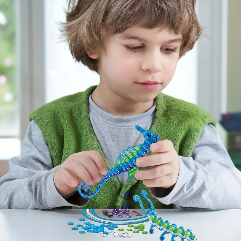 Ravensburger BeCreative Bead Animal Seepferdchen – Bastelset ab 6 J.