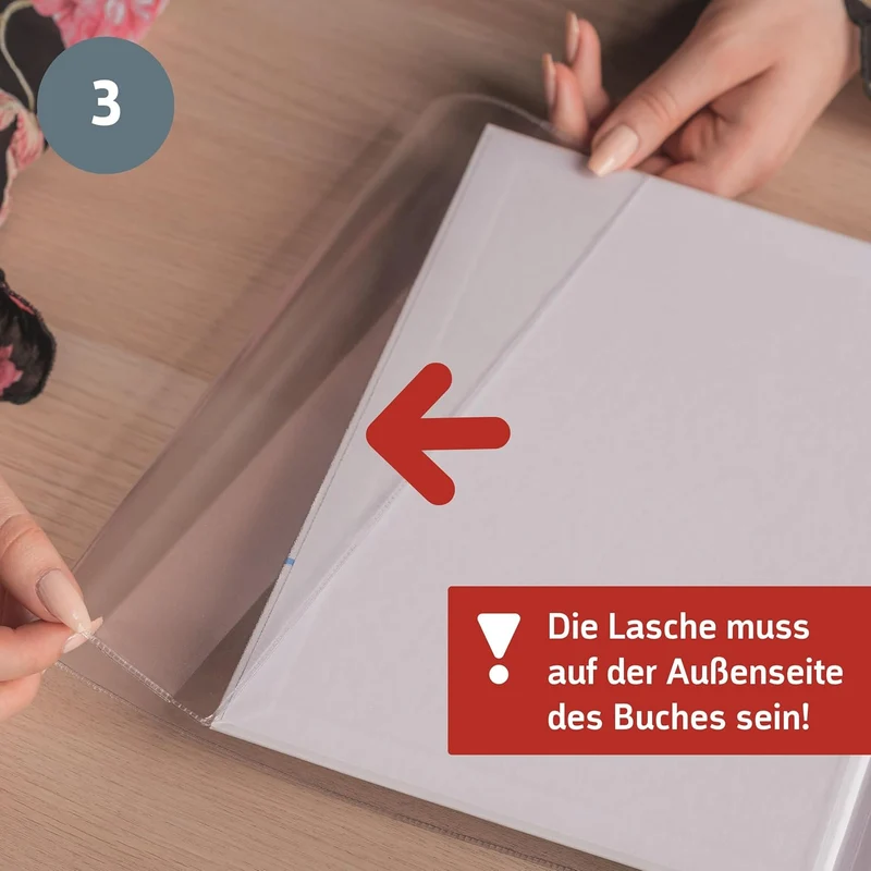BRUNNEN Buchschoner transparent, PVC-Folie, 270 mm