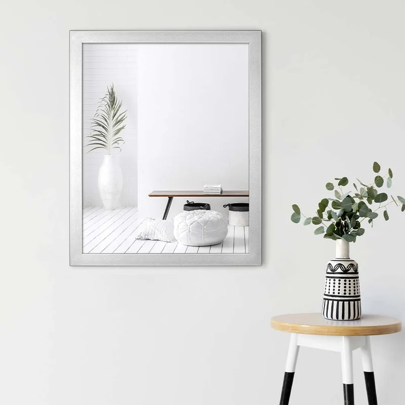 Bilderrahmen 'Monza' Alu geschliffen mit Acrylglas