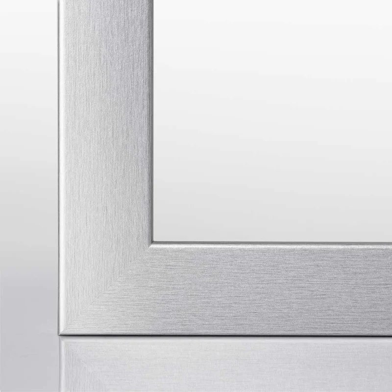 Bilderrahmen 'Monza' Alu geschliffen mit Acrylglas
