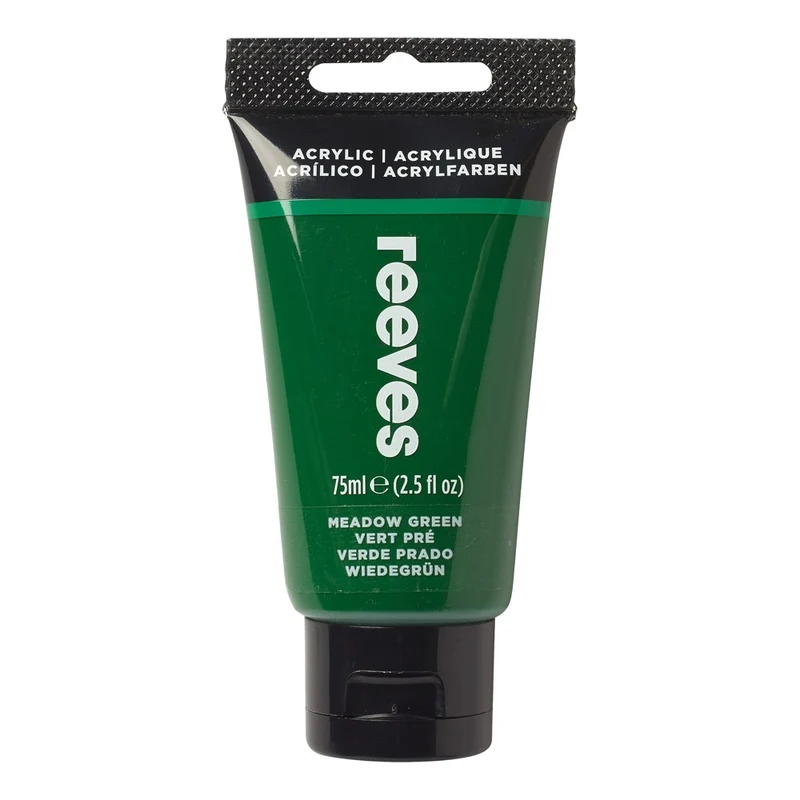 Reeves - Grass-Meadow Green - Fine Acrylic - 75ml