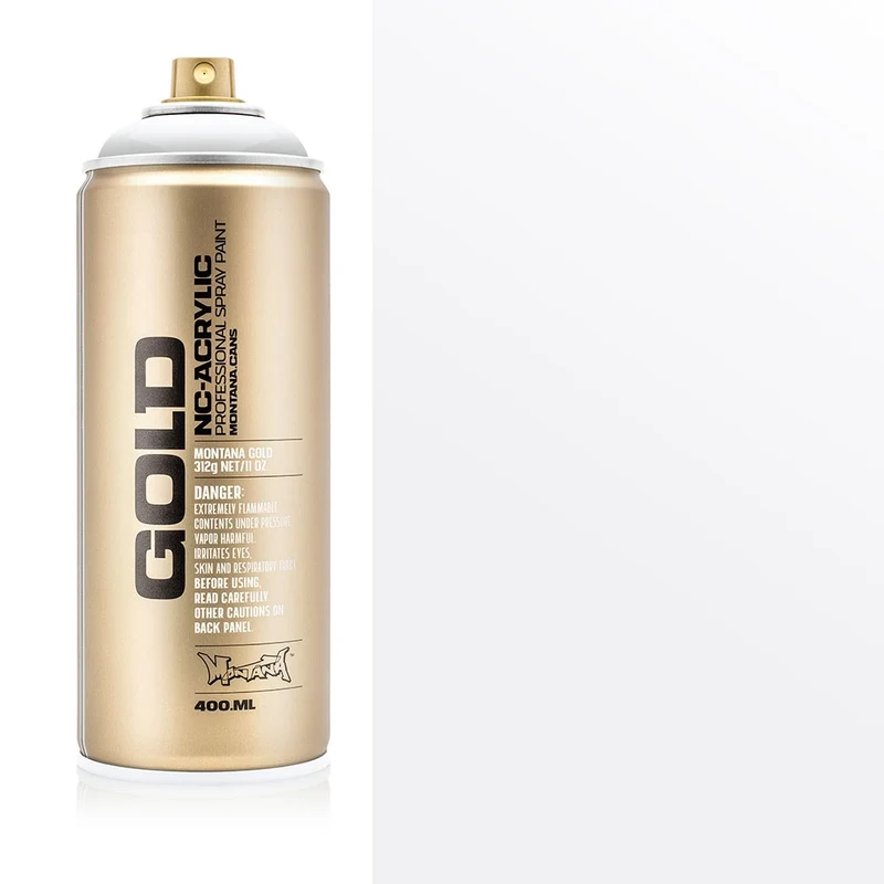 Montana - GOLD - Transparent White - 400ml (T9100)