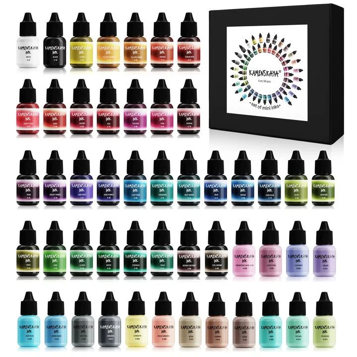 Kamenskaya Mini Alcohol Ink Set, 50 x 5 ml