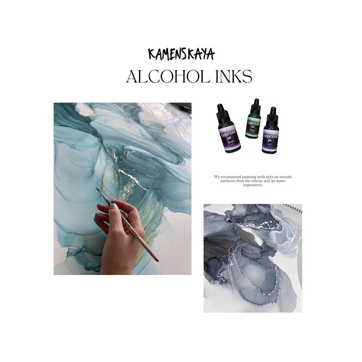 Kamenskaya Mini Alcohol Ink Set, 50 x 5 ml