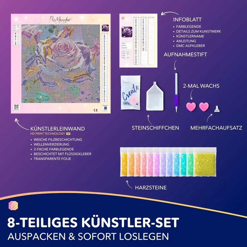 Diamond Painting - Amethystrose