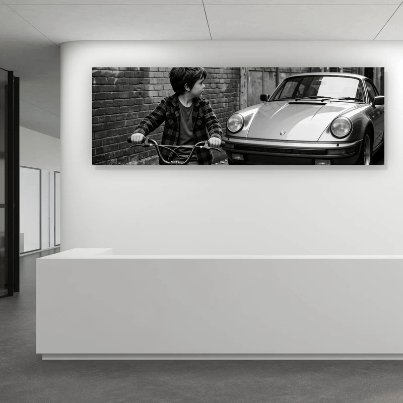 Acrylglasbild It all Starts with a Dream Panorama