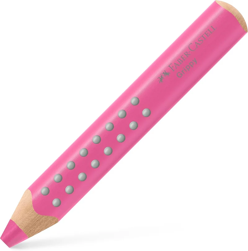 Faber-Castell Grippy 3-in-1 Malstift Bonbonrosa Jumbo