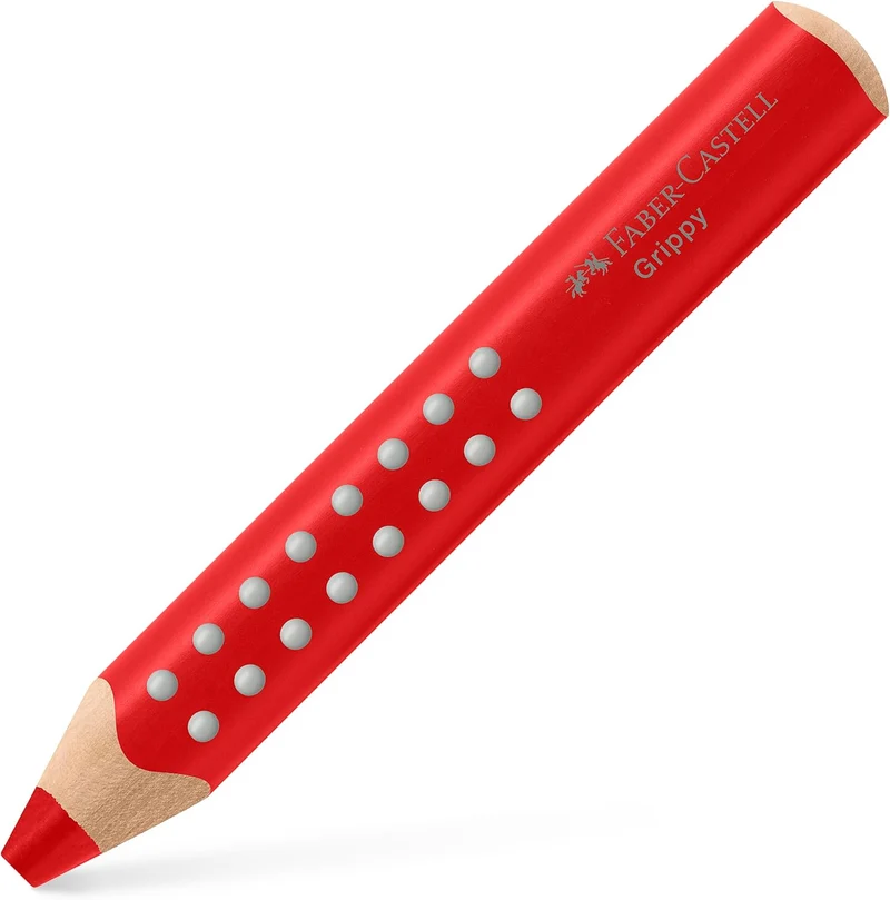 Faber-Castell Grippy Buntstift Erdbeerrot – Kinder ab 2