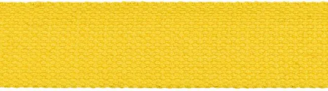 Gurtband Uni 30mm gelb