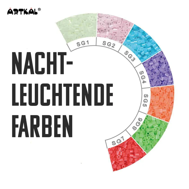 1000 Artkal MIDI S 5mm Nachtleuchtendeperlen
