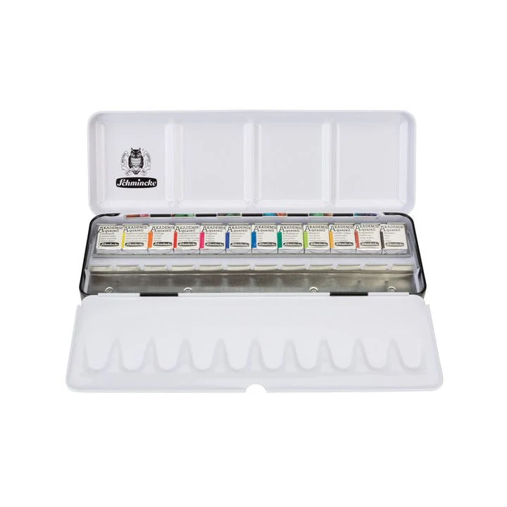Schmincke AKADEMIE Cubism Edition Watercolors, Set of 12