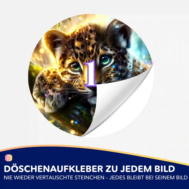 Döschenaufkleber - Sonnenfunke