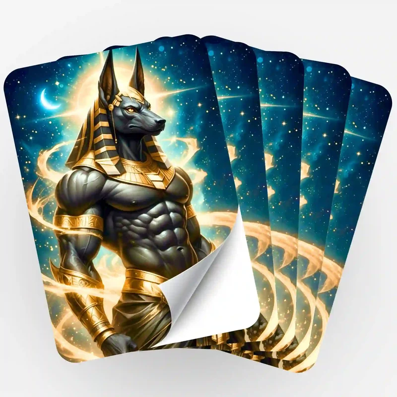 Aufkleber 5er-Set - Anubis
