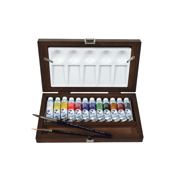 Van Gogh Watercolors, 12 x 10 ml, with Accessories