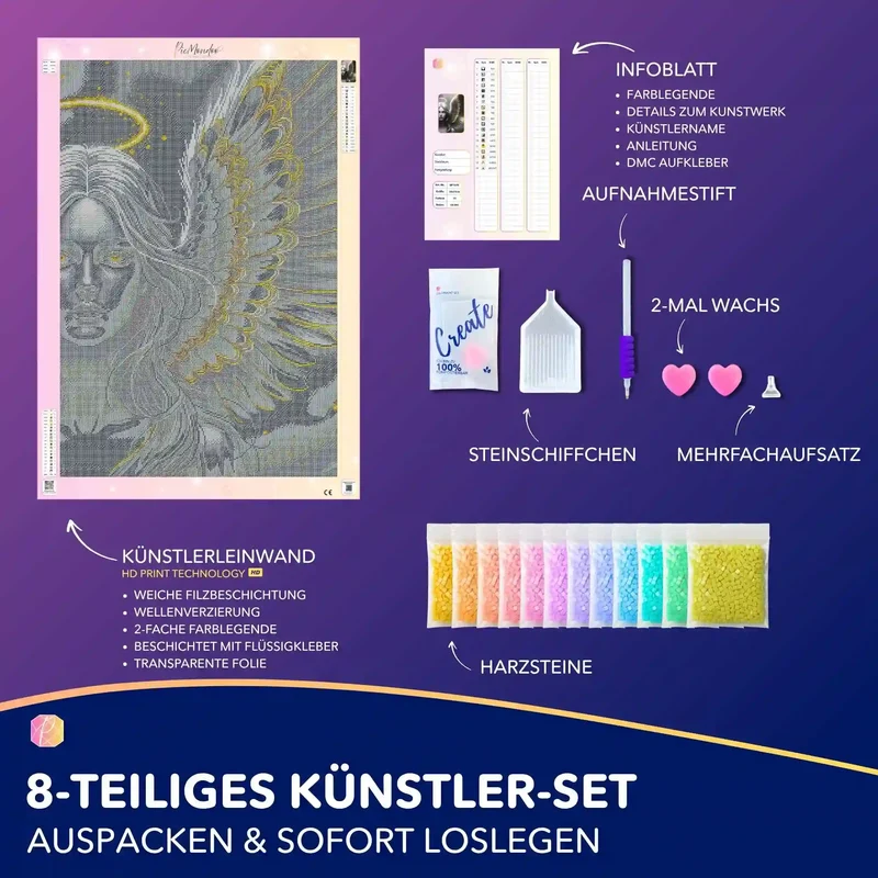 Diamond Painting - Golden Angel