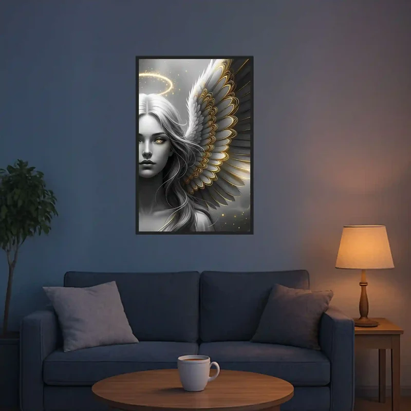 Diamond Painting - Golden Angel