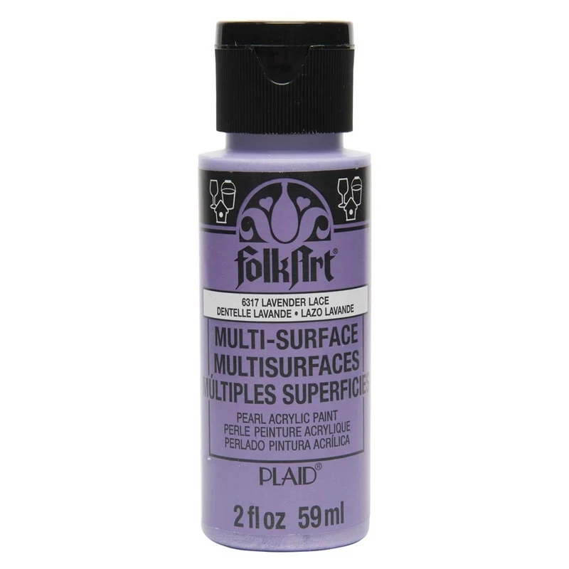 FolkArt - Multi-Surface Acrylic Paint - 2oz - Pearl Lavender Lace