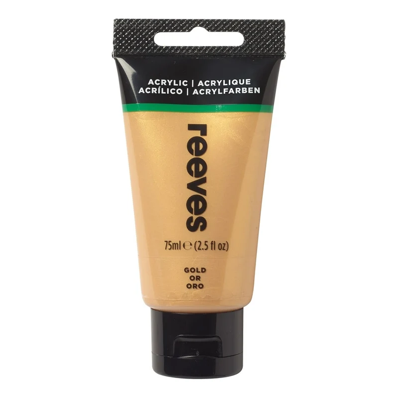 Reeves - Gold - Fine Acrylic - 75ml