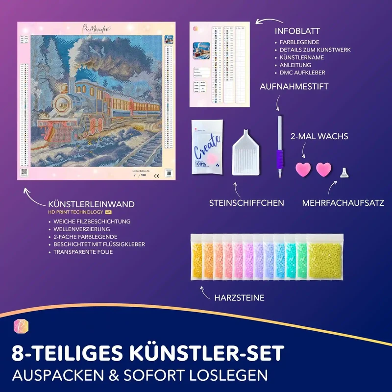 Diamond Painting - Night Train "Limited Edition"