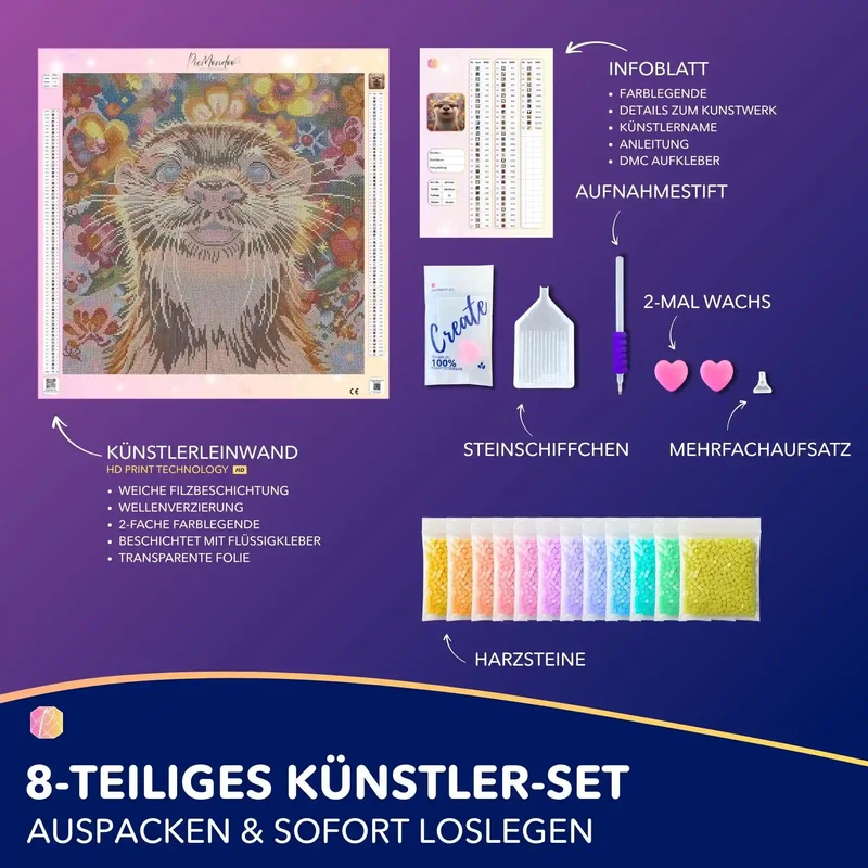 Diamond Painting - Sonnenschein im Fell